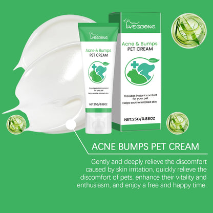 Yegbong Pet Skin Care Cream Gentle Nourishing Reduce Redness and Swelling Relief Discomfort Soothing Itching Pet Skin Cream