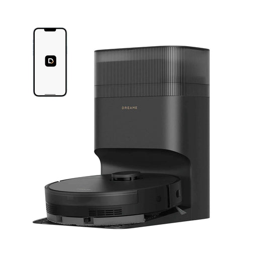 Refurbished Dreame GoVac 300 Robot Vacuum and Mop, 13000Pa Suction, Pet Hair Capets Friendly, Self-Emptying with 5L Dust Bag, LDS Mapping, App & Voice Control, Black
