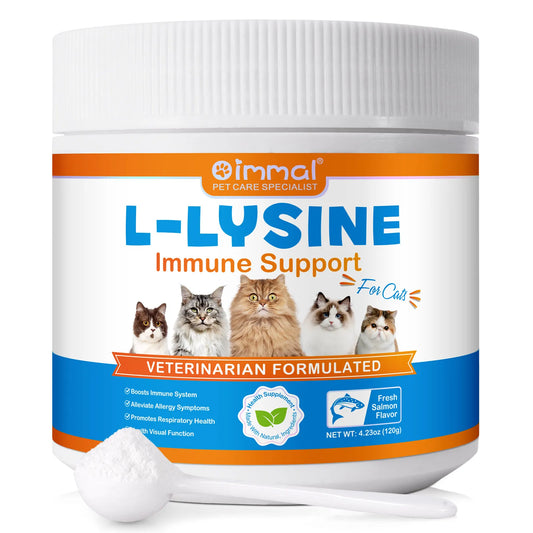 AEVYVKV L-Lysine Supplement for Cats – Immune, Respiratory & Eye Health Powder - Pet Suppie