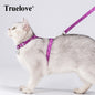 Truelove Pet Cat H-Shape Harness+Leash Set Vest-style and Puppy Chain Special Artifact to Prevent Break Free Home or Out TLH3912