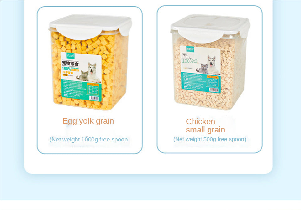 Cat snacks pet freeze-dried 500g freeze-dried barrel chicken chicken breast quail spring fish raw