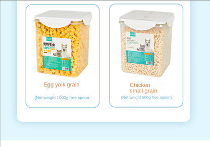 Cat snacks pet freeze-dried 500g freeze-dried barrel chicken chicken breast quail spring fish raw