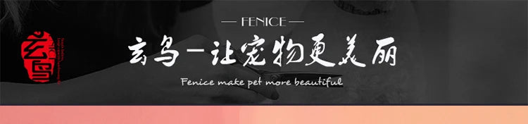 Fenice Pet Hair Trimmer Comb Dog Cat Grooming Supply Brush Slicker Tool Open Knot Steel Needle Comb Long Hair Pet  Brush