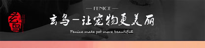 Fenice Pet Hair Trimmer Comb Dog Cat Grooming Supply Brush Slicker Tool Open Knot Steel Needle Comb Long Hair Pet  Brush