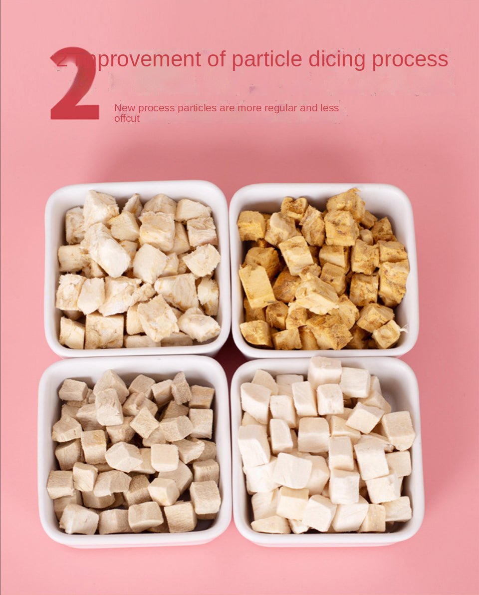Cat snacks pet freeze-dried 500g freeze-dried barrel chicken chicken breast quail spring fish raw