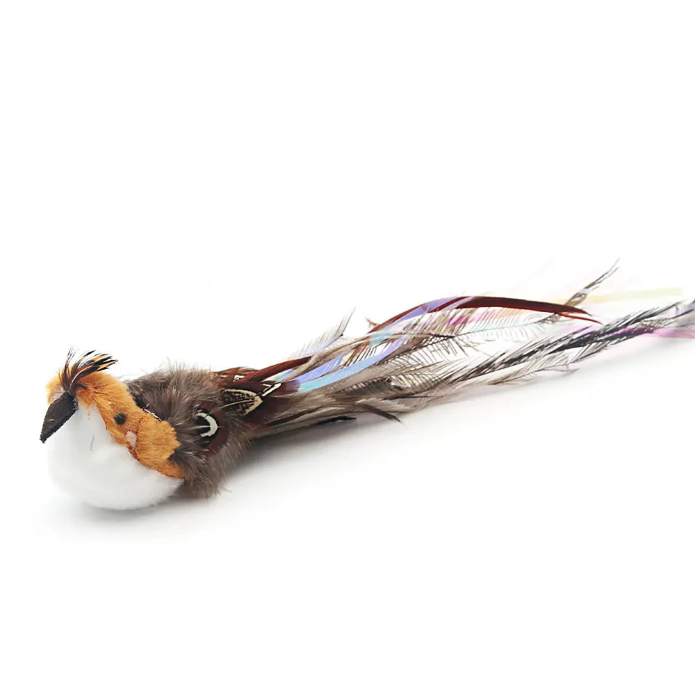 Replacement Head for Funny Cat Stick Toy Bell Various Kinds Cats Rod Feather Birds Teaser Toy for Kitten Pet Supplies