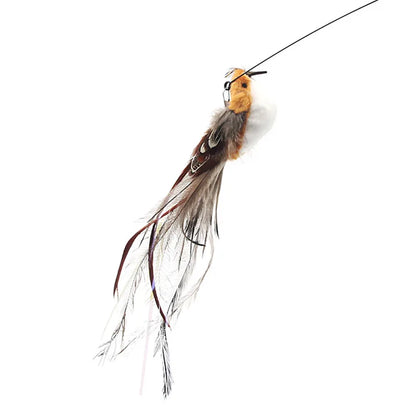 Replacement Head for Funny Cat Stick Toy Bell Various Kinds Cats Rod Feather Birds Teaser Toy for Kitten Pet Supplies