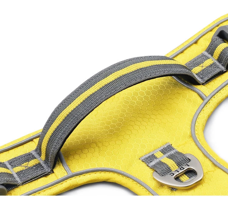 Reflective Nylon Pet Dog Harness Dog Padded Vest Adjustable Chest Strap Safety Lead All Weathers For large medium small Dogs