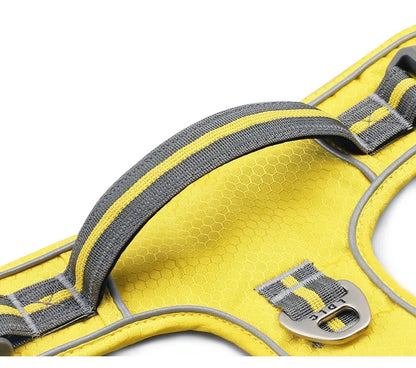 Reflective Nylon Pet Dog Harness Dog Padded Vest Adjustable Chest Strap Safety Lead All Weathers For large medium small Dogs