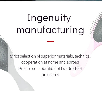 Fenice Pet Hair Trimmer Comb Dog Cat Grooming Supply Brush Slicker Tool Open Knot Steel Needle Comb Long Hair Pet  Brush