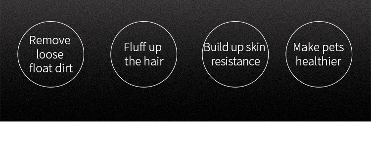 Fenice Pet Hair Trimmer Comb Dog Cat Grooming Supply Brush Slicker Tool Open Knot Steel Needle Comb Long Hair Pet  Brush