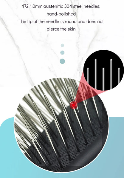 Fenice Pet Hair Trimmer Comb Dog Cat Grooming Supply Brush Slicker Tool Open Knot Steel Needle Comb Long Hair Pet  Brush