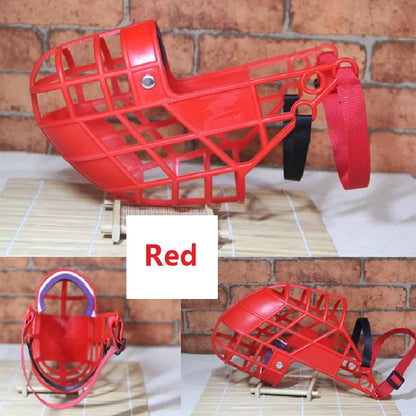 Pet Dog Muzzle Breathable Basket Muzzles Large Dogs Stop Biting Barking Chewing For Greyhound Gree Whippet Dogs supplies