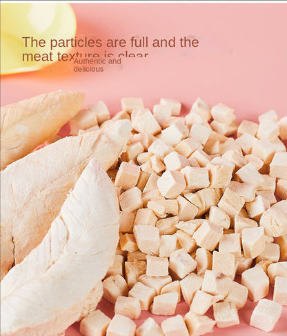 Cat snacks pet freeze-dried 500g freeze-dried barrel chicken chicken breast quail spring fish raw
