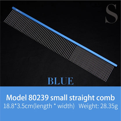 Fenice Metal Comb for Dogs Stainless Steel Pet Dog Cat Pin Comb Hair Brush Hairbrush Flea Comb Pets Acessorios Pet Grooming