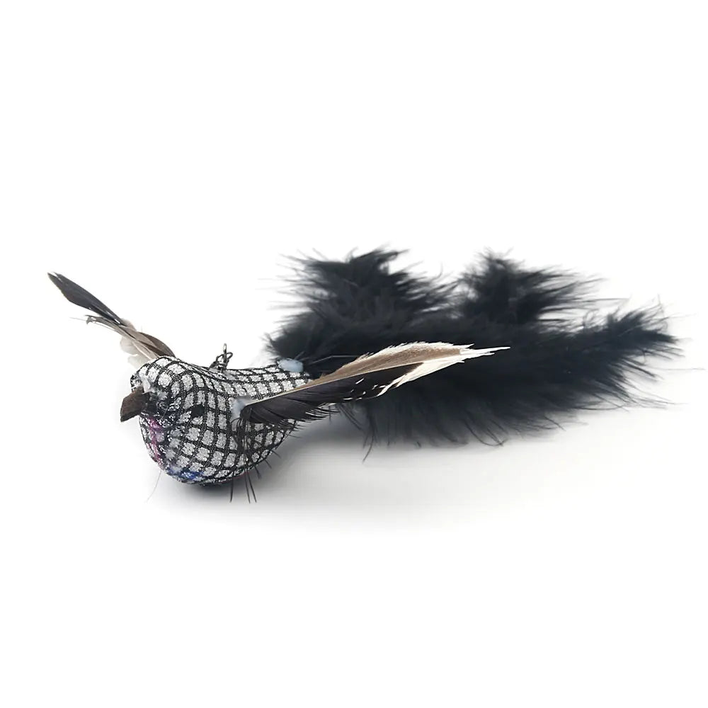 Replacement Head for Funny Cat Stick Toy Bell Various Kinds Cats Rod Feather Birds Teaser Toy for Kitten Pet Supplies