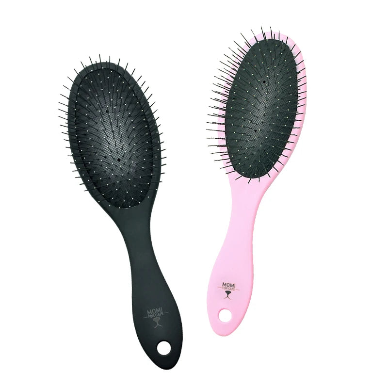 Fenice Pet Hair Trimmer Comb Dog Cat Grooming Supply Brush Slicker Tool Open Knot Steel Needle Comb Long Hair Pet  Brush