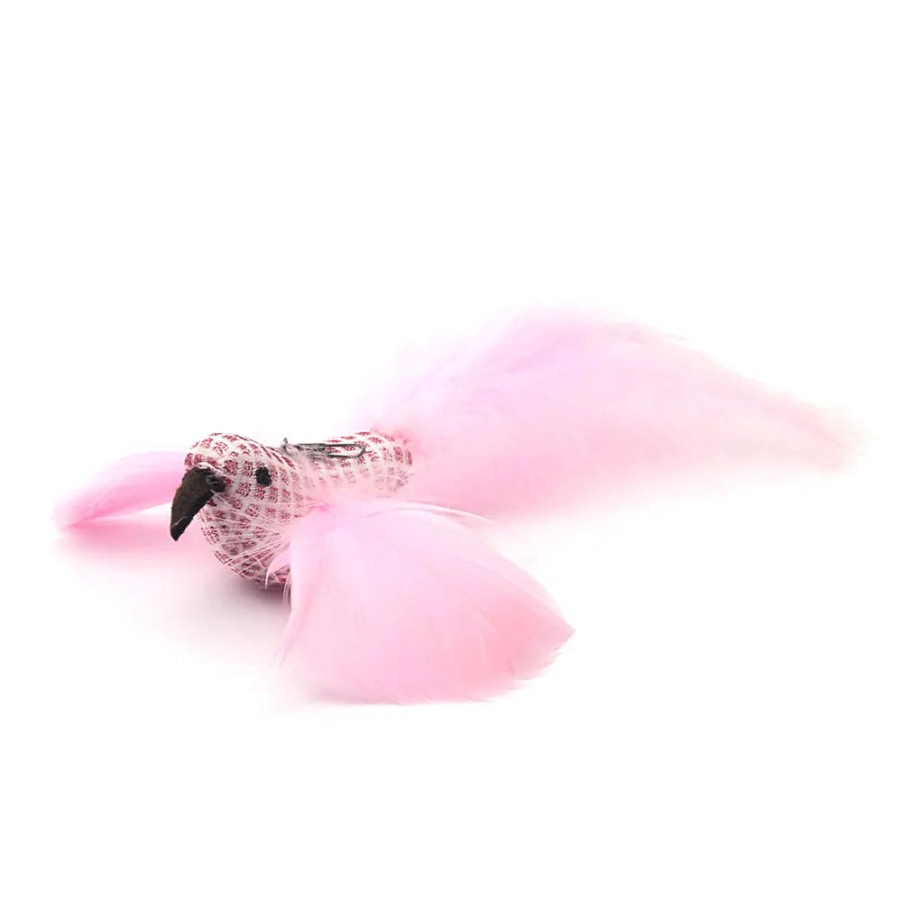 Replacement Head for Funny Cat Stick Toy Bell Various Kinds Cats Rod Feather Birds Teaser Toy for Kitten Pet Supplies