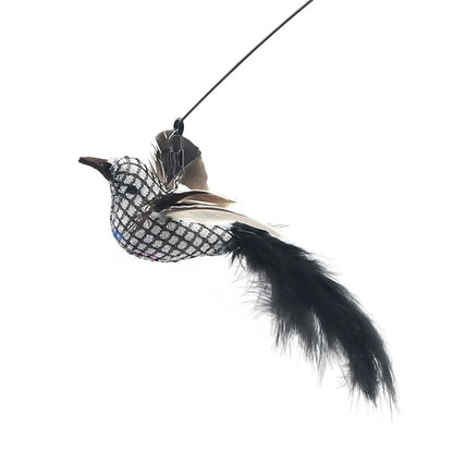 Replacement Head for Funny Cat Stick Toy Bell Various Kinds Cats Rod Feather Birds Teaser Toy for Kitten Pet Supplies