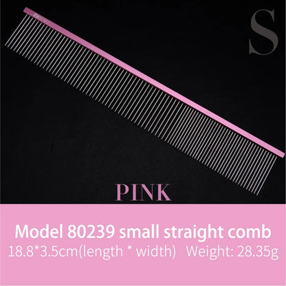 Fenice Metal Comb for Dogs Stainless Steel Pet Dog Cat Pin Comb Hair Brush Hairbrush Flea Comb Pets Acessorios Pet Grooming