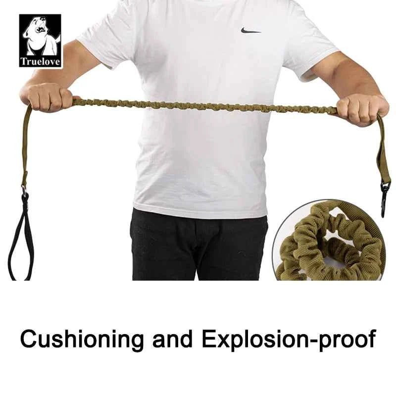Truelove Dog Flexible Leash Cushioning Explosion-proof Buffering Elastic Rope Control Large Fiercely Strong dog TLL2281