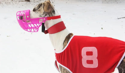 Pet Dog Muzzle Breathable Basket Muzzles Large Dogs Stop Biting Barking Chewing For Greyhound Gree Whippet Dogs supplies