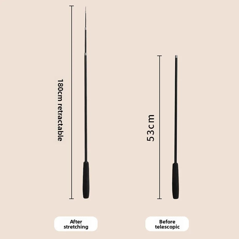 1.8M Cat Teaser Four Section Expandable Cat Fishing Rod Toy with Catnip Interactive Teaser for Kittens Petshop Accessories Durab