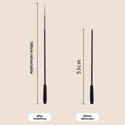 1.8M Cat Teaser Four Section Expandable Cat Fishing Rod Toy with Catnip Interactive Teaser for Kittens Petshop Accessories Durab