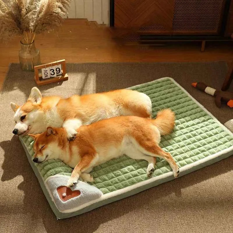 Pet Dog Bed Mat Protect Cervical Spine Detachable Dog House Indoor for Small Medium Large Dogs Bed Comfort Soft Pet Supplies