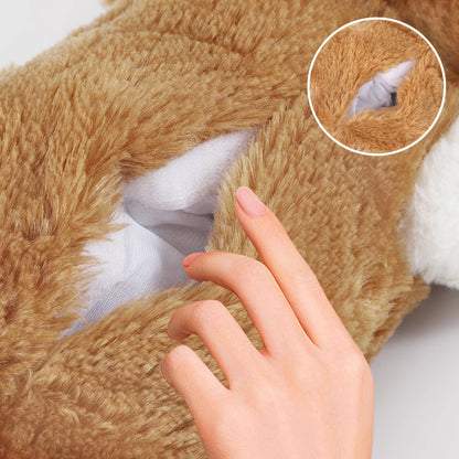 Puppy toys with heartbeat dog toys, pet separation stress soft plush relief and calming sleep partner behavior aid toys