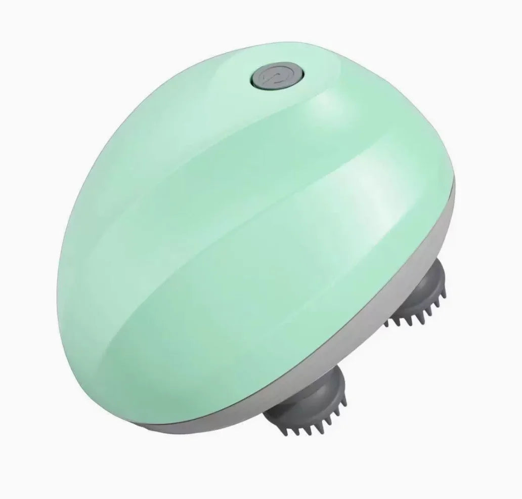 Electric Cat Head Massager Smart Pet Massager Waterproof ABS+Silicone Automatic Pet Massage Tool Eco-Friendly Travel Outdoor