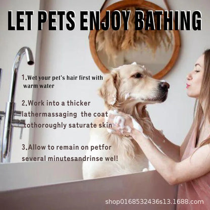 Pet Shampoo Conditioner Deodorizing Shampoo for Cats and Dogs Long - Lasting Fragrance Hair Care
