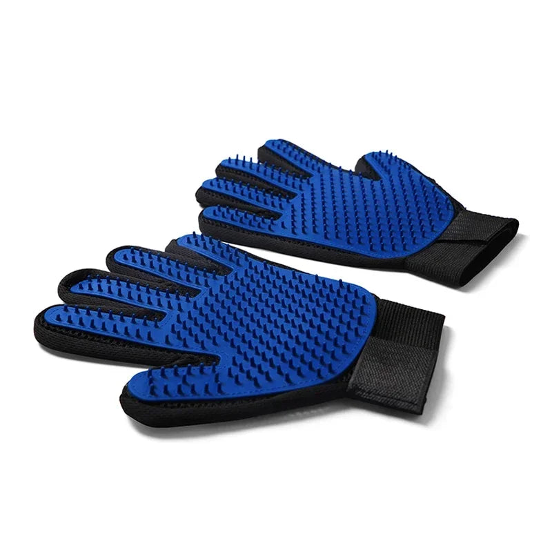 New Silicone Cat Hair Remove Gloves Rubber Pet Beauty Cleaning Grooming Effective Massage Dog Combs Floating Brush Glove