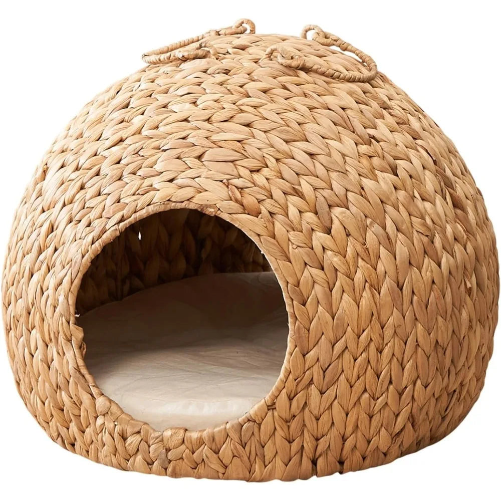 "self-warming cat bed - heated pet pad with anti-slip bottom and machine washable cover"