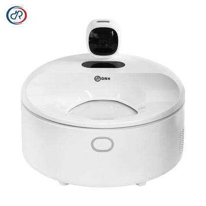 Wholesale 5 Meals Automatic Cat Feeder Wet Food with Refrigerate Warm Schedule Voice & Monitor Functions for Multi-Pet Homes