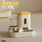 KJ Automatic Feeder Dog Cat Food Bowl with Water Fountain Large Capacity Pet Food Storage Dispenser Container Puppy Pet BB