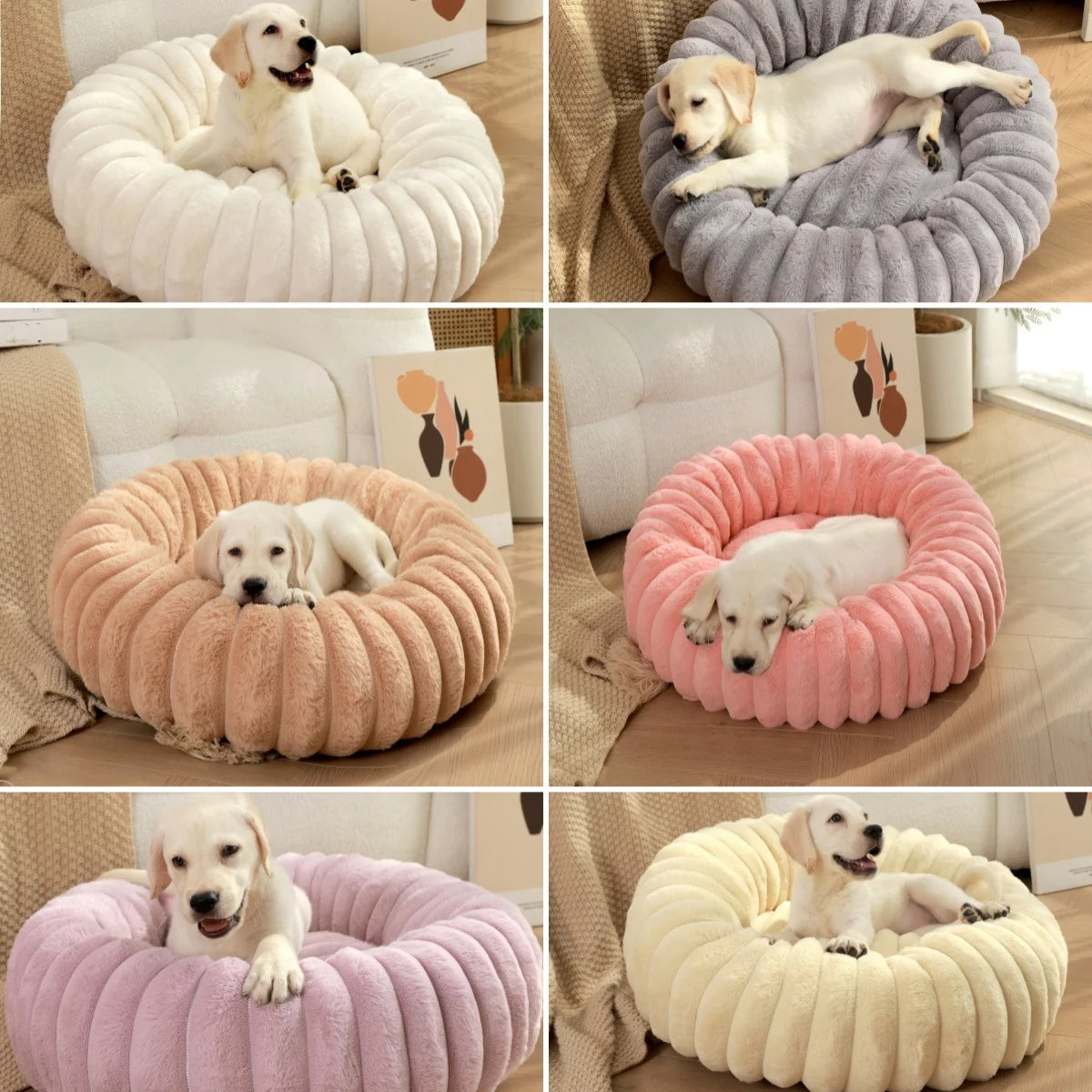 40cm Autumn and Winter Plush Pet Litter Gork Heavy Cat Dog Litter Pet Mat Pet Supplies Dog Bed