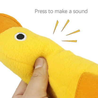 Quacky Delight Snack Dispenser - Squeak Toys for Puppy Training, Interactive Play,  Mental Stimulation - Durable, Easy-to-Clean