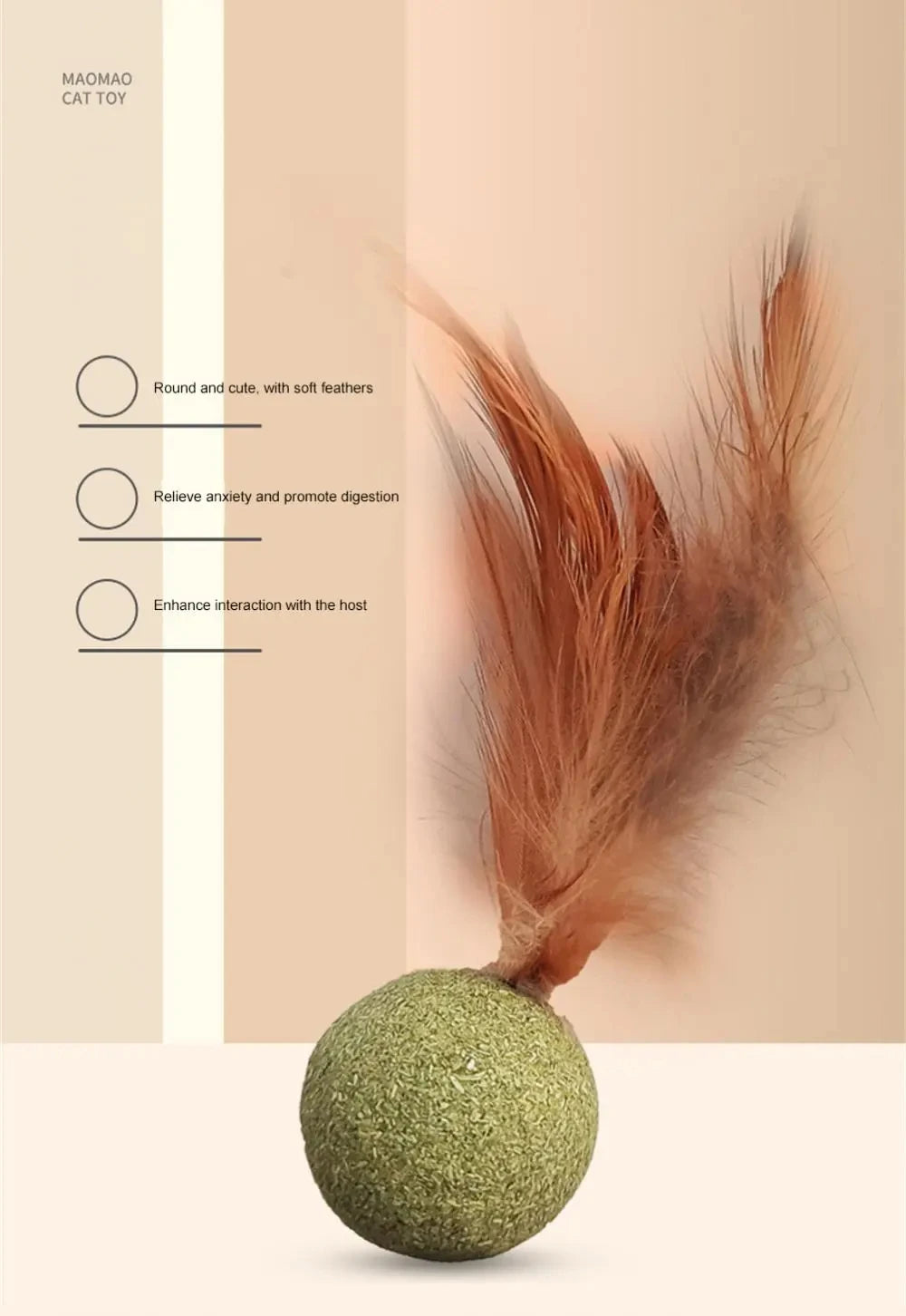 Pet Catnip Toys Edible Catnip Ball Safety Healthy Cat Mint Cats Home Chasing Game Toy Products Clean Teeth Cat Mint Ball