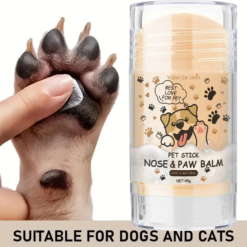 45g Pet Paw Care Cream Stick, Rich in Natural Plant Ingredients, Gently Moisturizes and Quickly Relieves Dry Paws, Cares for the Health of Pet Paws