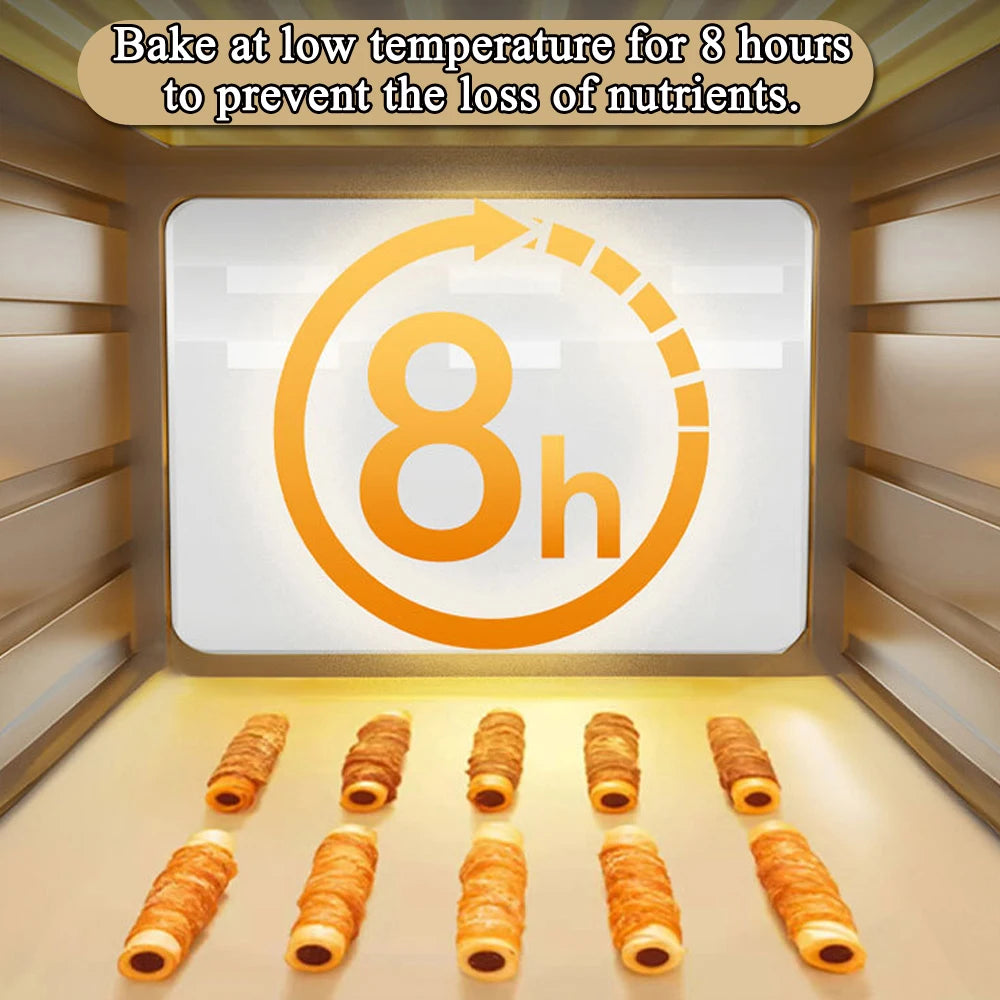 Cowhide Wrapped in Chicken Beef Filling Dog Treats for Medium, & Large Dog - Made with Chicken and Cowhide - High Protein