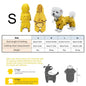 Waterproof Dog Raincoat High-Visibility Yellow Adjustable Jacket Lightweight Protection For Pets Rainy Snowy Day Walks & Outdoor