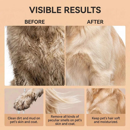 Dog Cat Pet Fragrance Shampoo Long Lasting Scent Deodorize Clean Dirt Prevent Tangling Make Coat Soft Shiny Pet Bath Shower Gel