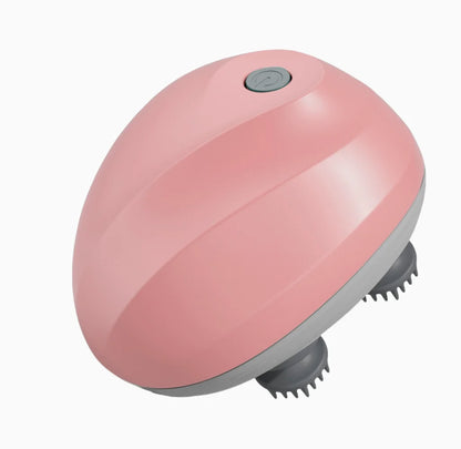Electric Cat Head Massager Smart Pet Massager Waterproof ABS+Silicone Automatic Pet Massage Tool Eco-Friendly Travel Outdoor