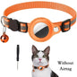 Anti-Lost Cat Collar for Airtag GPS Tracker Protective Case With Bell Reflective Cats Necklace Kitten Accesories Pet Products