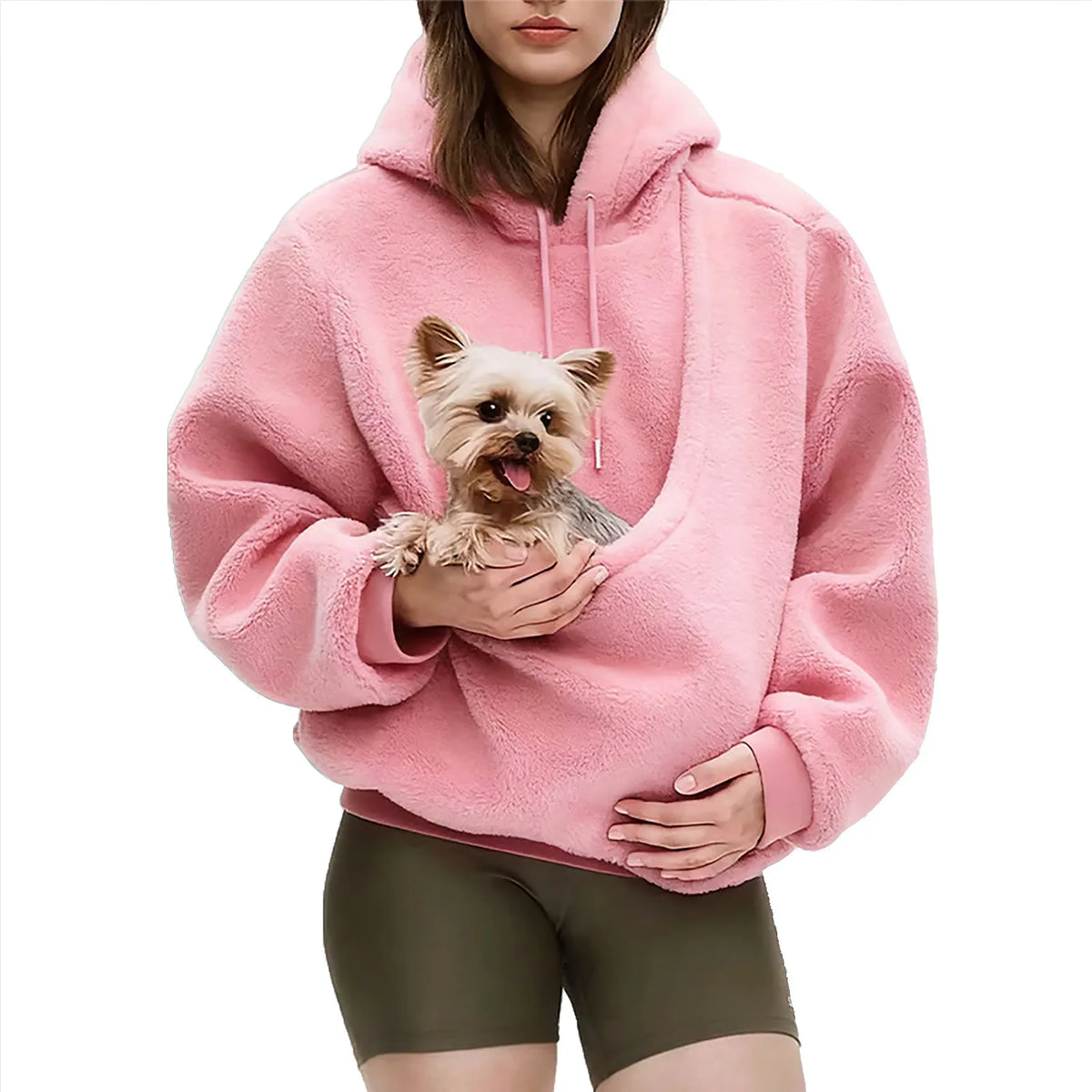 2026 Autumn Winter Hoodie Kangaroo Dog Pet Holder Carrier Big Pouch Pocket Pullovers Sweatshirt Animal Pouch Hood Sweatshirt