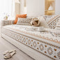 Chenille Sofa Cover Anti-slip Geometric Couch Slipcover Winter Warm ArmChair Protector for Living Room 1/2/3/4 Seater L Shaped