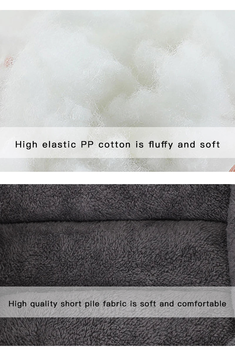 Dog Bed Winter Pet Beds Cat Sofa Accessories Small Big Cushion Dogs Pets Supplies Baskets Large Basket Mat Bedding Kennel Fluffy