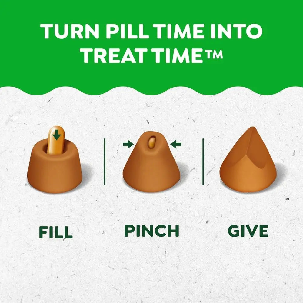 Pill Pockets Treats for Dogs Capsule Pouch, Chicken Flavor, 15.8-Ounce Per Pack (3 Pack)