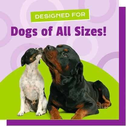 Dog Skin & Coat Supplement with Salmon Oil, Vitamin E & Flax Oil - 30 Chews - No Corn or Wheat - Vet Recommended